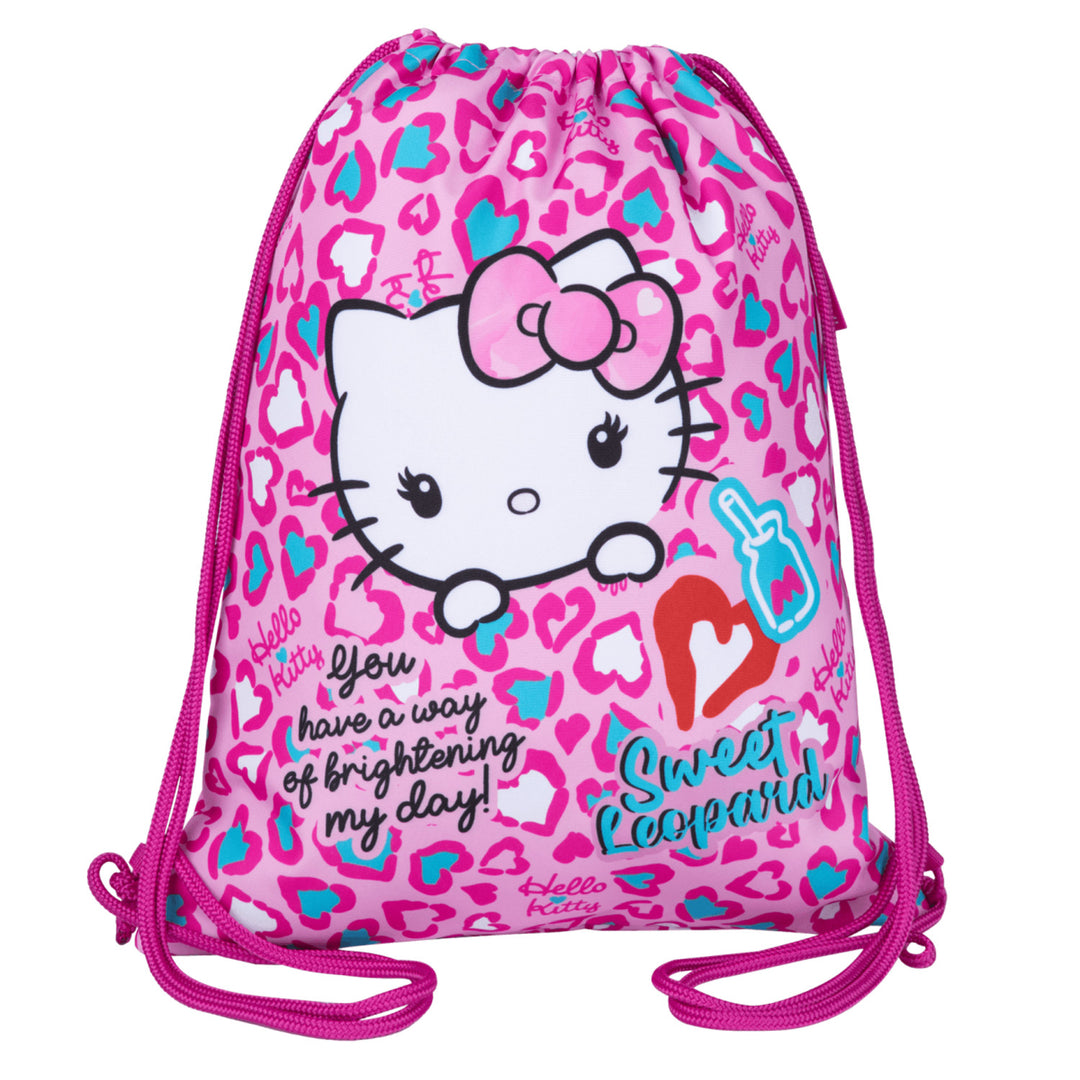 Hello Kitty Coolpack-Schulset, 3-Fächer-Rucksack „Jerry“ (15"), Federmäppchen „Jumper 3“ mit Zubehör sowie eine Sporttasche für Schuhe