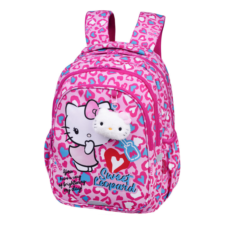 Hello Kitty Coolpack-Schulset, 3-Fächer-Rucksack „Jerry“ (15"), Federmäppchen „Jumper 3“ mit Zubehör sowie eine Sporttasche für Schuhe