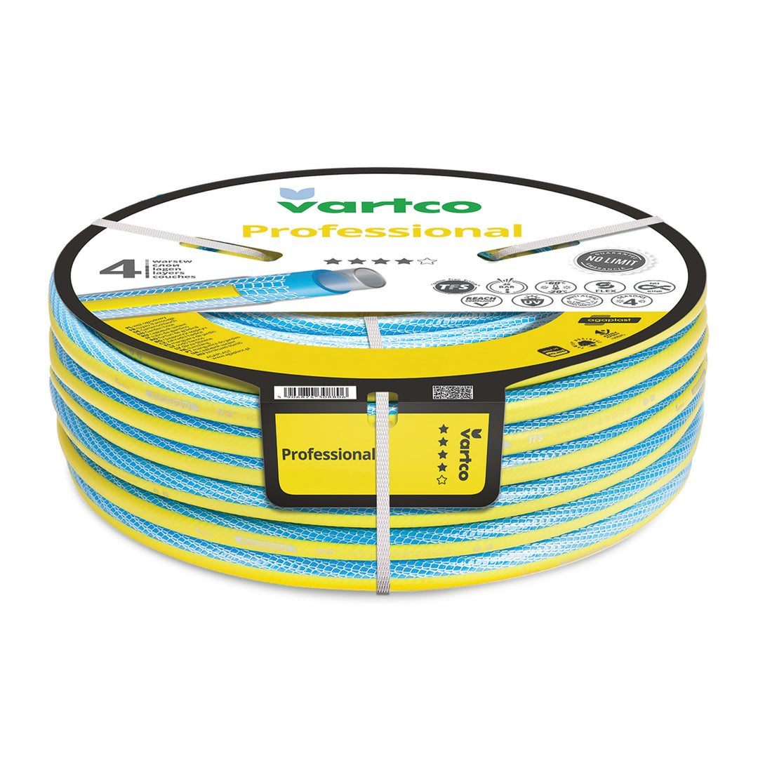 Vartco Professional Gartenschlauch 1" 20 m, 4-lagig, TFS-System