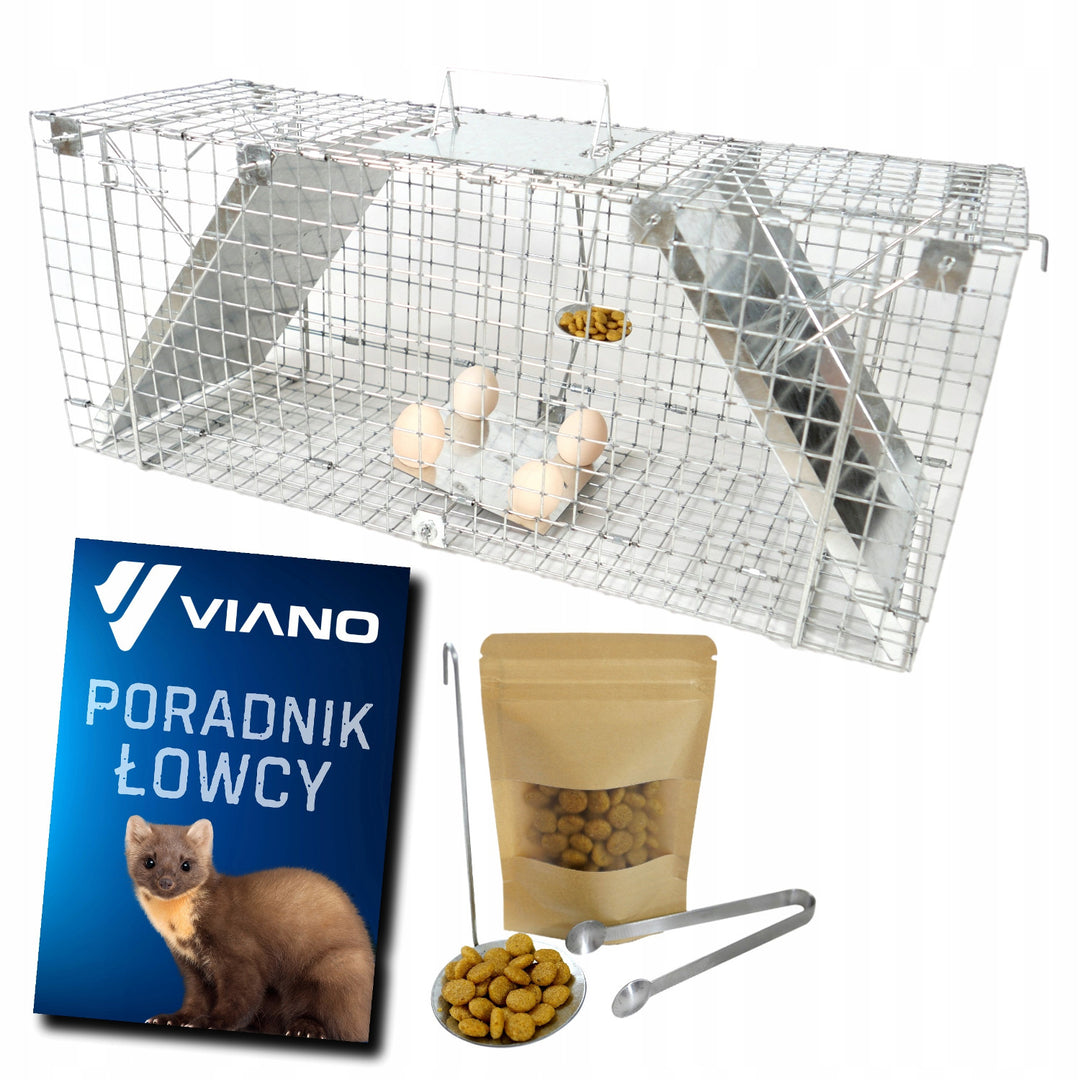 Lebendfalle, Falle für Marder, Ratten, Mäuse, Nerze, Wiesel, Viano P1