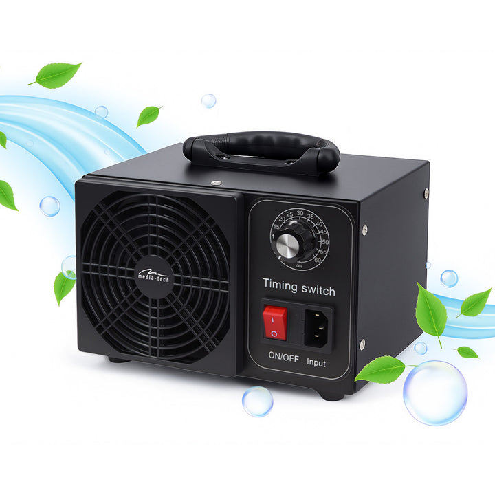 Professioneller Ozonator zur Desinfektion und Luftreinigung, Mediatech, Ozonausstoß: 60.000 mg/h, TIMER, Leistung: 140 W, Metallgehäuse