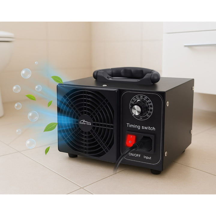 Professioneller Ozonator zur Desinfektion und Luftreinigung, Mediatech, Ozonausstoß: 60.000 mg/h, TIMER, Leistung: 140 W, Metallgehäuse