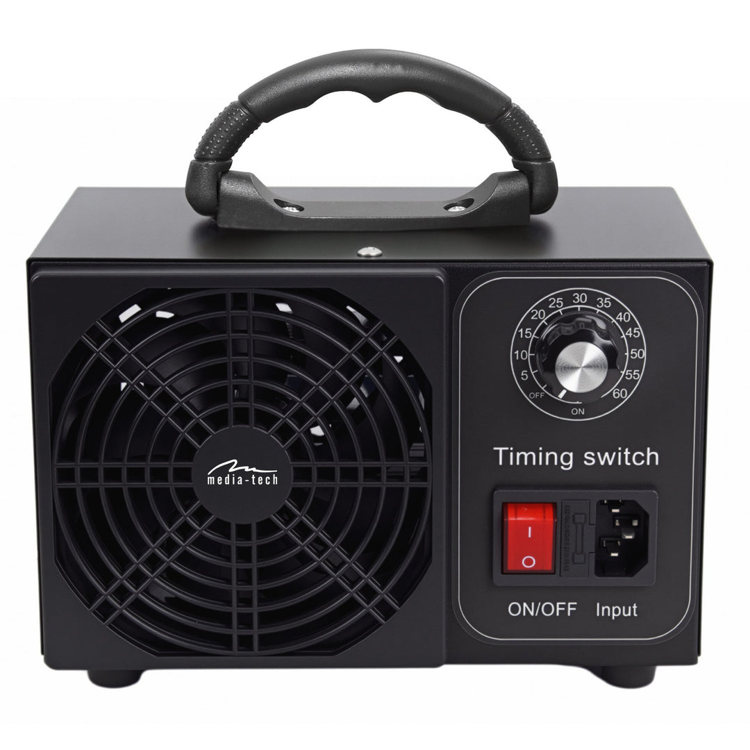 Professioneller Ozonator zur Desinfektion und Luftreinigung, Mediatech, Ozonausstoß: 60.000 mg/h, TIMER, Leistung: 140 W, Metallgehäuse