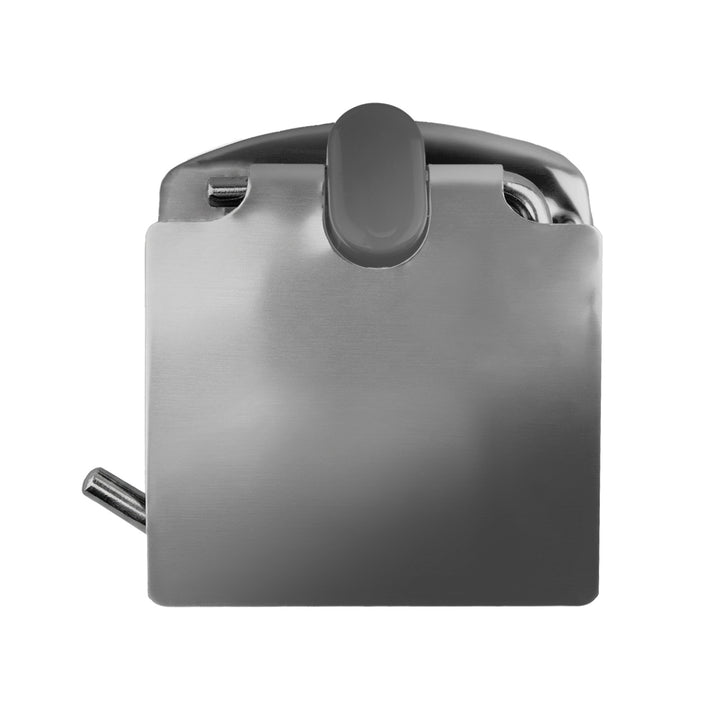 Toilettenpapierhalter mit Klappe/verchromter Blende, ABJ