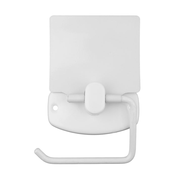 Toilettenpapierhalter mit Klappe/Abdeckung, weiß, ABJ