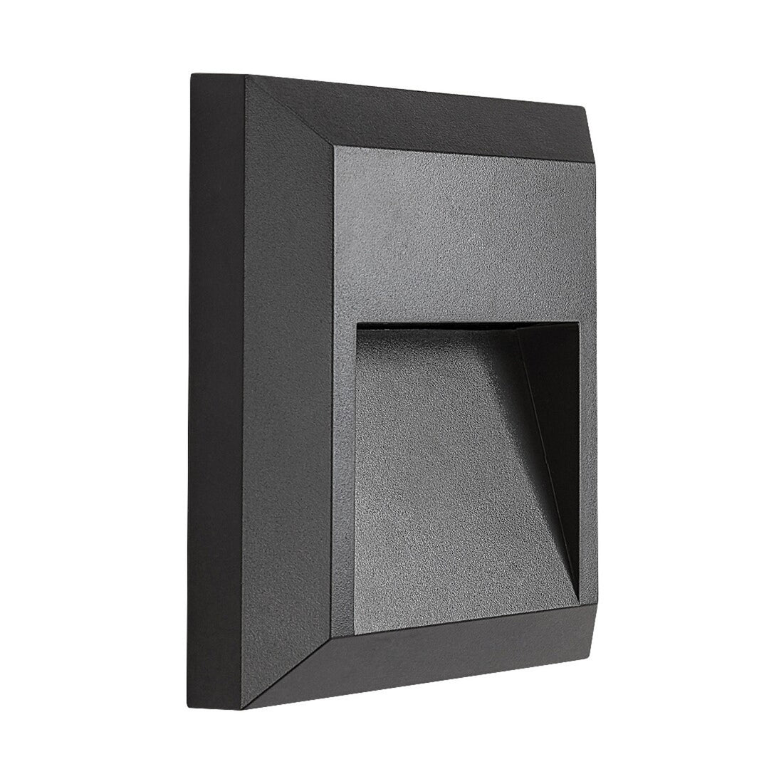 Rabalux-Leuchte, Wandleuchte, für den Außenbereich, LED 4 W, Anthrazit, Trento, 4 Stück