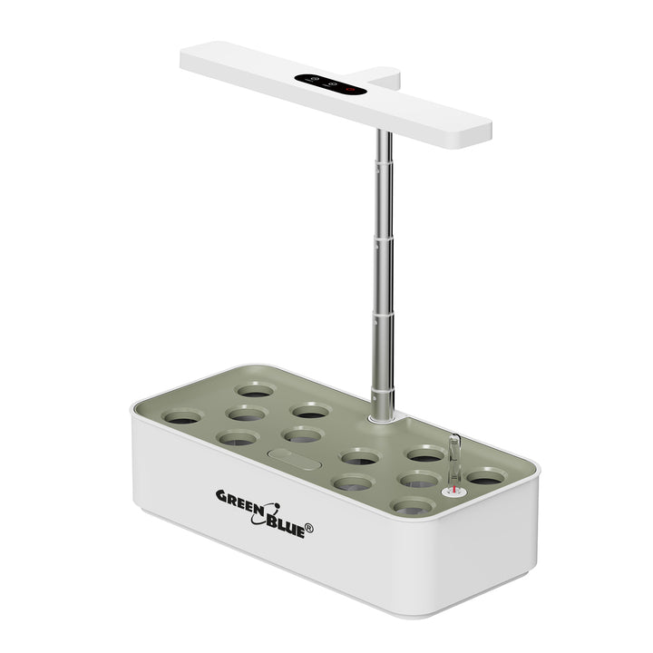 Intelligentes System für den Innenanbau von Pflanzen „GreenBlue“, SMART-Blumentopf, Fassungsvermögen 4 l, 220–240 V AC, 50/60 Hz, 0,4 A, GB133 + Zubehörset