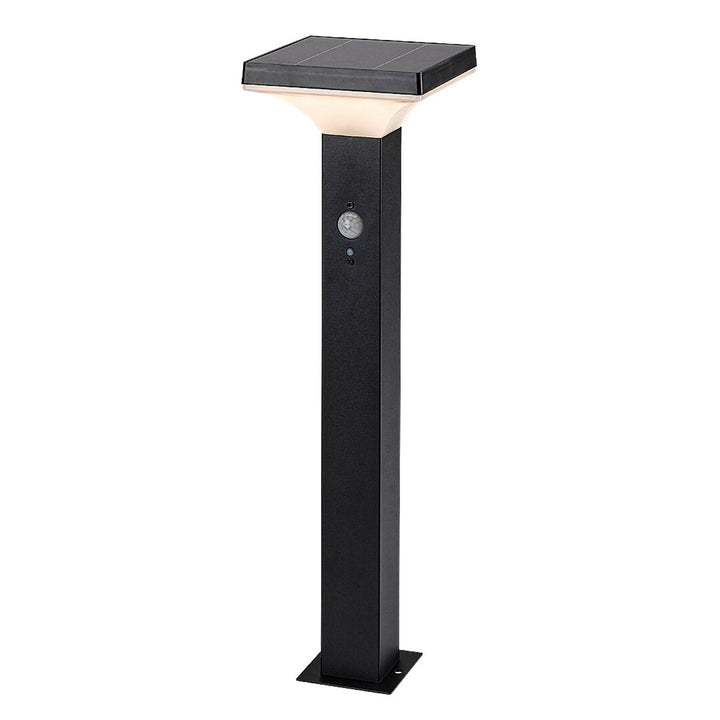 Rabalux-Lampe, für den Außenbereich, solarbetrieben, Stehlampe, LED 4 W, IP44, schwarz, Geleen, 2 Stück