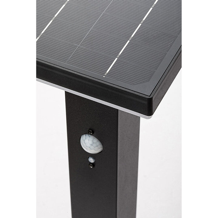 Rabalux-Lampe, für den Außenbereich, solarbetrieben, Stehlampe, LED 4 W, IP44, schwarz, Geleen, 2 Stück