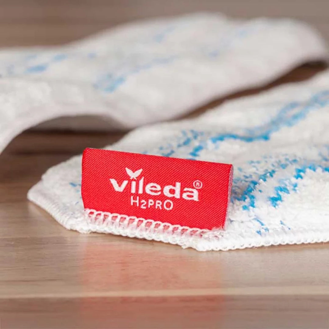 Vileda H2prO Flachmopp-Einsatz, aus Mikrofaser, maschinenwaschbar, 175786, 3 Stück