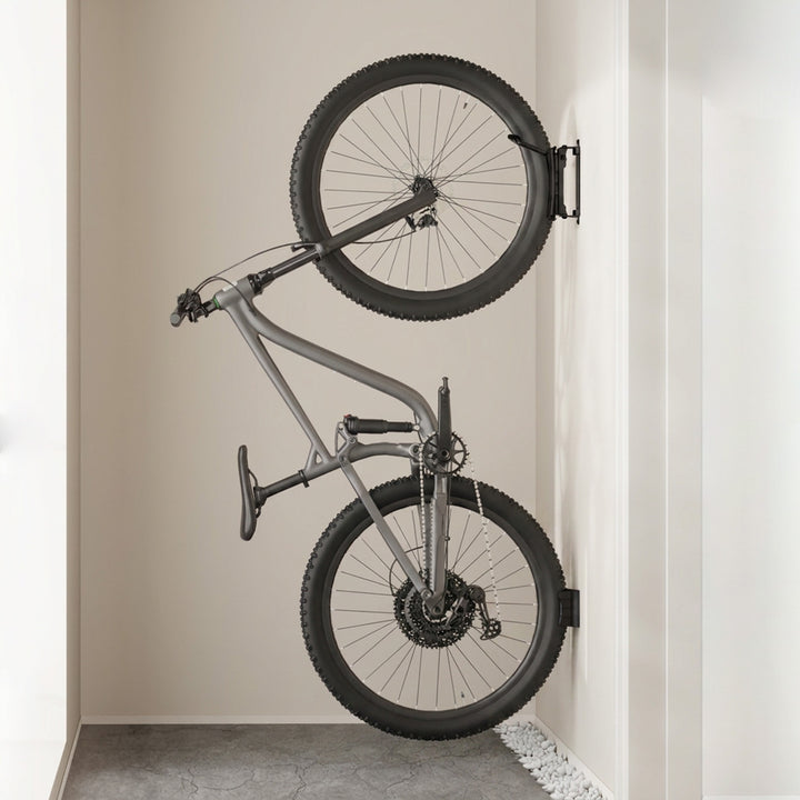 Maclean Fahrradhalterung / Wandhalterung, max. Belastbarkeit 35 kg, Neigungswinkel einstellbar, Stahl, MC-171, 2 Stück