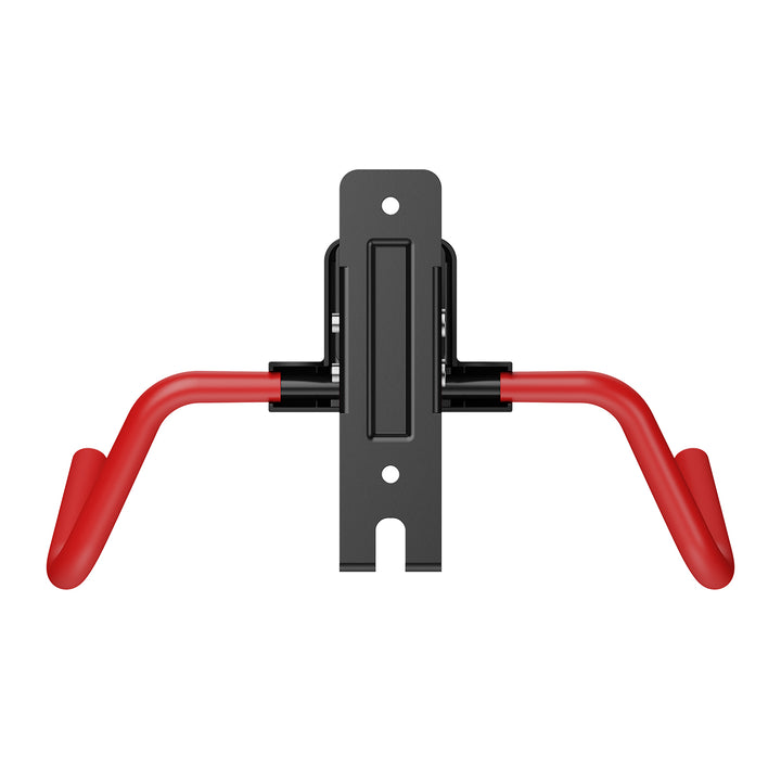 Maclean Fahrradhalterung / Wandhalterung, horizontal, Stahl, max. Belastbarkeit 30 kg, Winkelverstellbar, MC-172, 4 Stück
