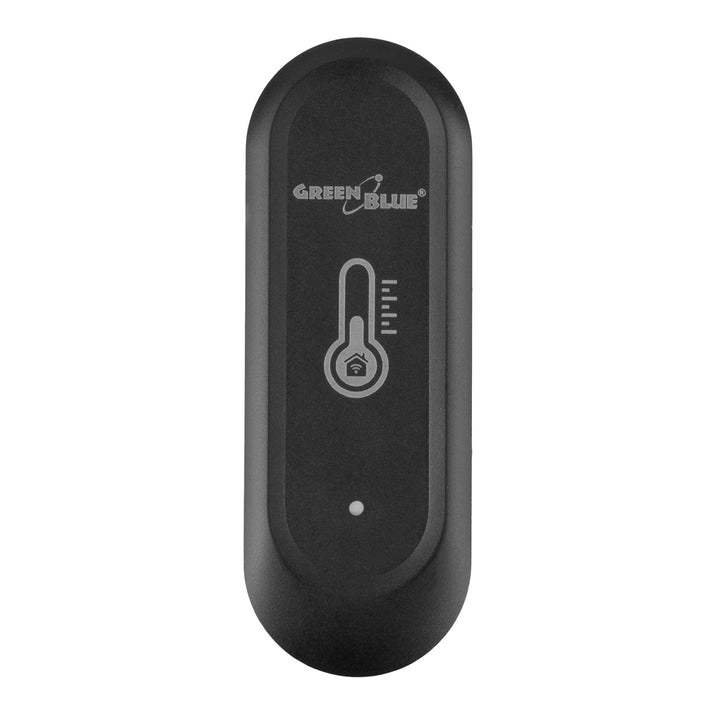 GreenBlue WLAN-Außensensor für Temperatur und Luftfeuchtigkeit, Android/iOS, 3,0 V DC, LR03x2, IP65, GB741 + 2x R-03 LR03 AAA-Alkalibatterie von Varta Industrial 4003