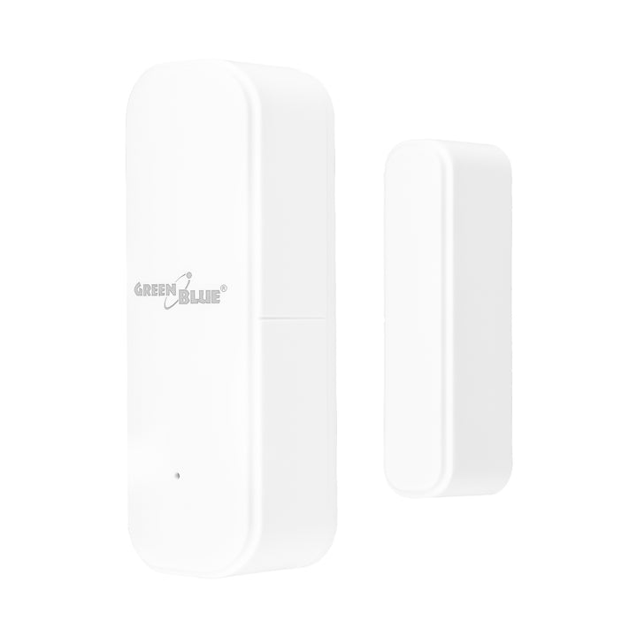 Drahtloser Reed-Schalter / WLAN-Öffnungssensor GreenBlue, Android/iOS, für Türen / Fenster, 3,0 V DC, LR03x2, GB479 W + 2x R-03 LR03 AAA-Alkalibatterie Varta Industrial 4003