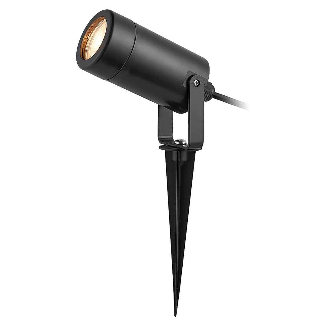 Rabalux Krobia Bodenleuchte, IP65, Farbe: Schwarz, GU10-Gewinde, max. 4 W, 7814