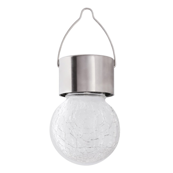 Rabalux Yola Solarlampe, 1 lm, IP44, Farbe: Satin-Chrom, LED 0,06 W, 7850
