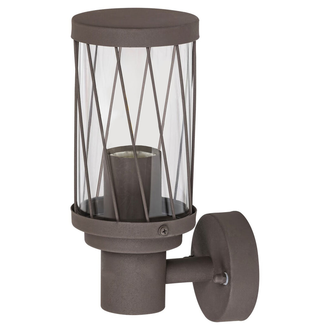 Rabalux Budapest Außenwandleuchte, IP44, Farbe: Braun, E27-Gewinde, max. 40 W, 8888