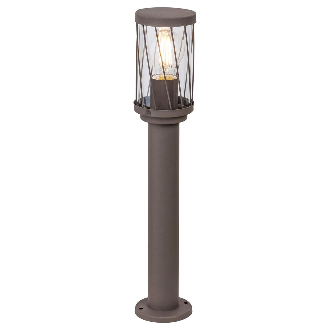 Rabalux Budapest Gartenständerlampe, IP44, Farbe: Braun, E27-Gewinde, max. 40 W, 8889