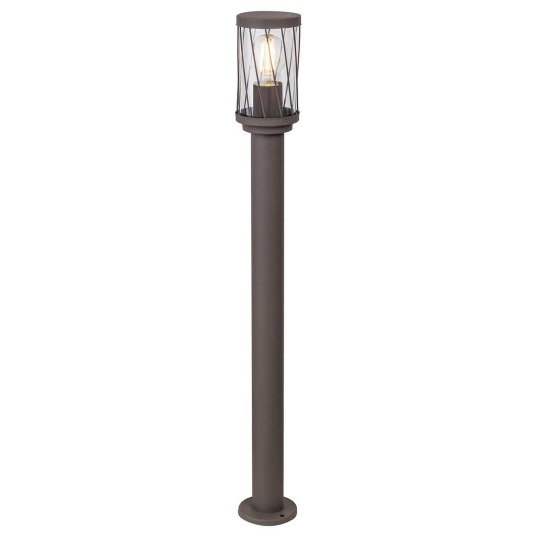 Rabalux Budapest Gartenständerlampe, IP44, Farbe: Braun, E27-Gewinde, max. 40 W, 8890