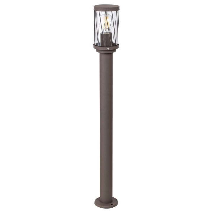 Rabalux Budapest Gartenständerlampe, IP44, Farbe: Braun, E27-Gewinde, max. 40 W, 8890