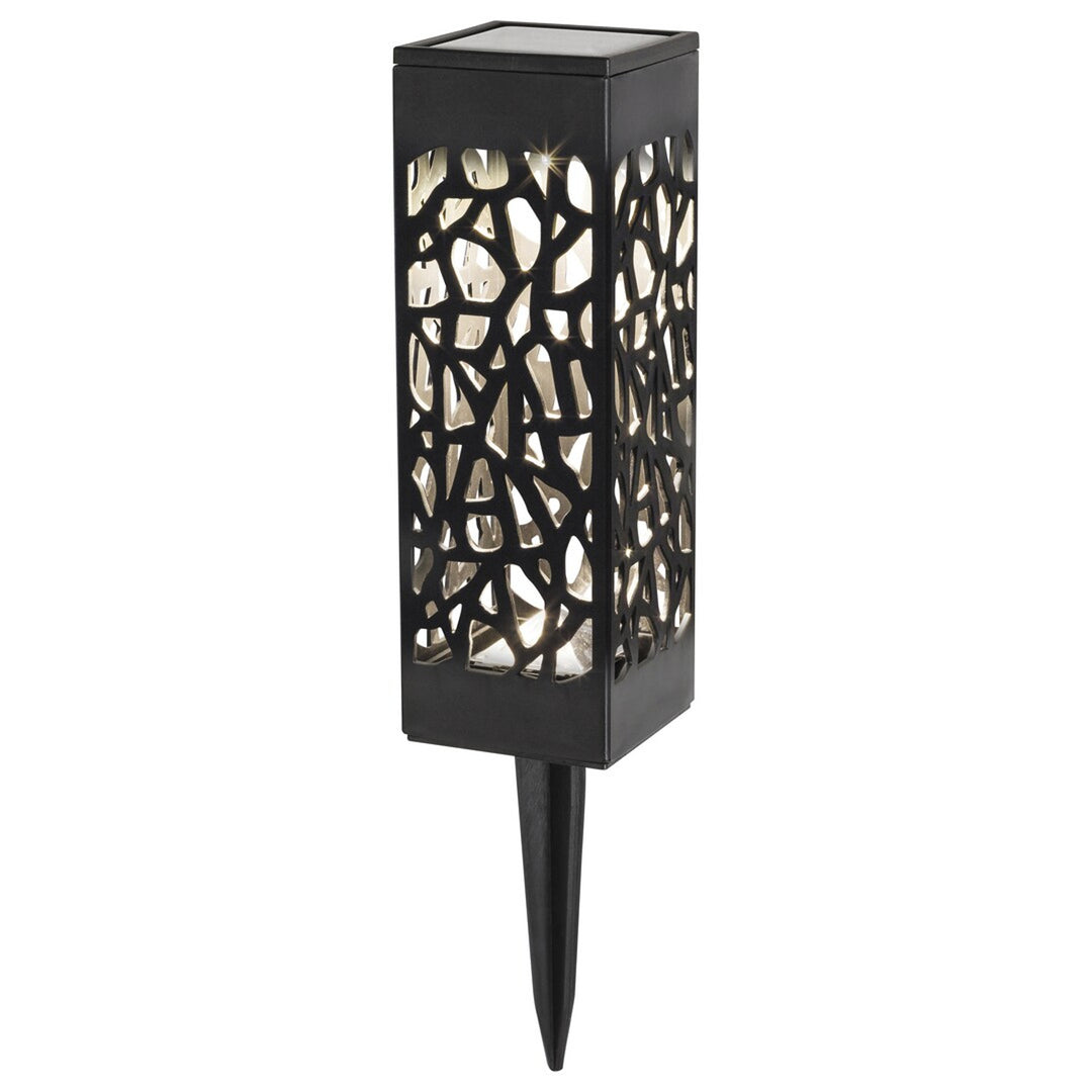 Solarleuchte Mora, 2 lm, Schutzart IP23, Farbe: Schwarz, LED 0,16 W, 8949