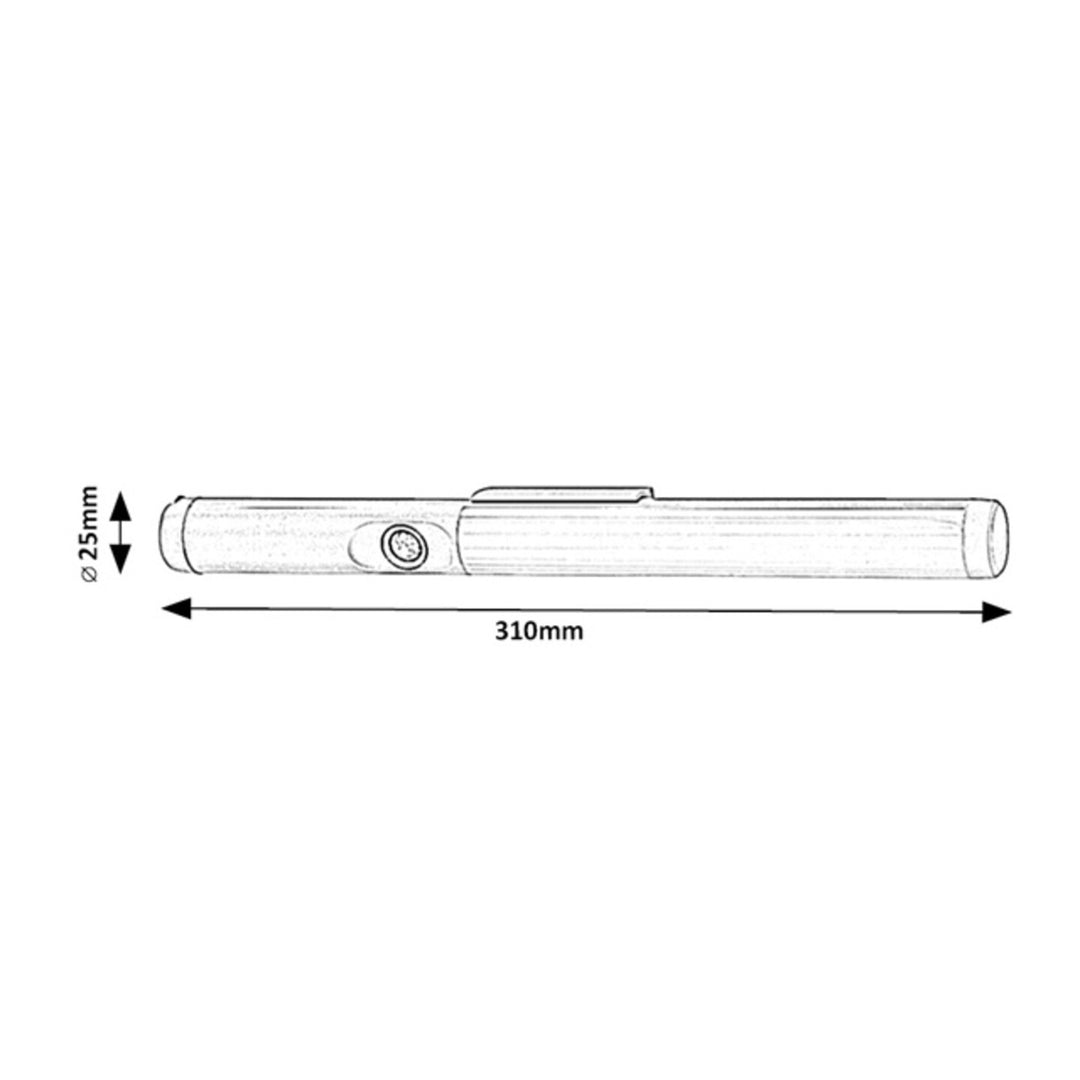 Rekar-Unterschrankleuchte, 180 LM, IP20, Farbe: Silber, LED 3 W, 78031