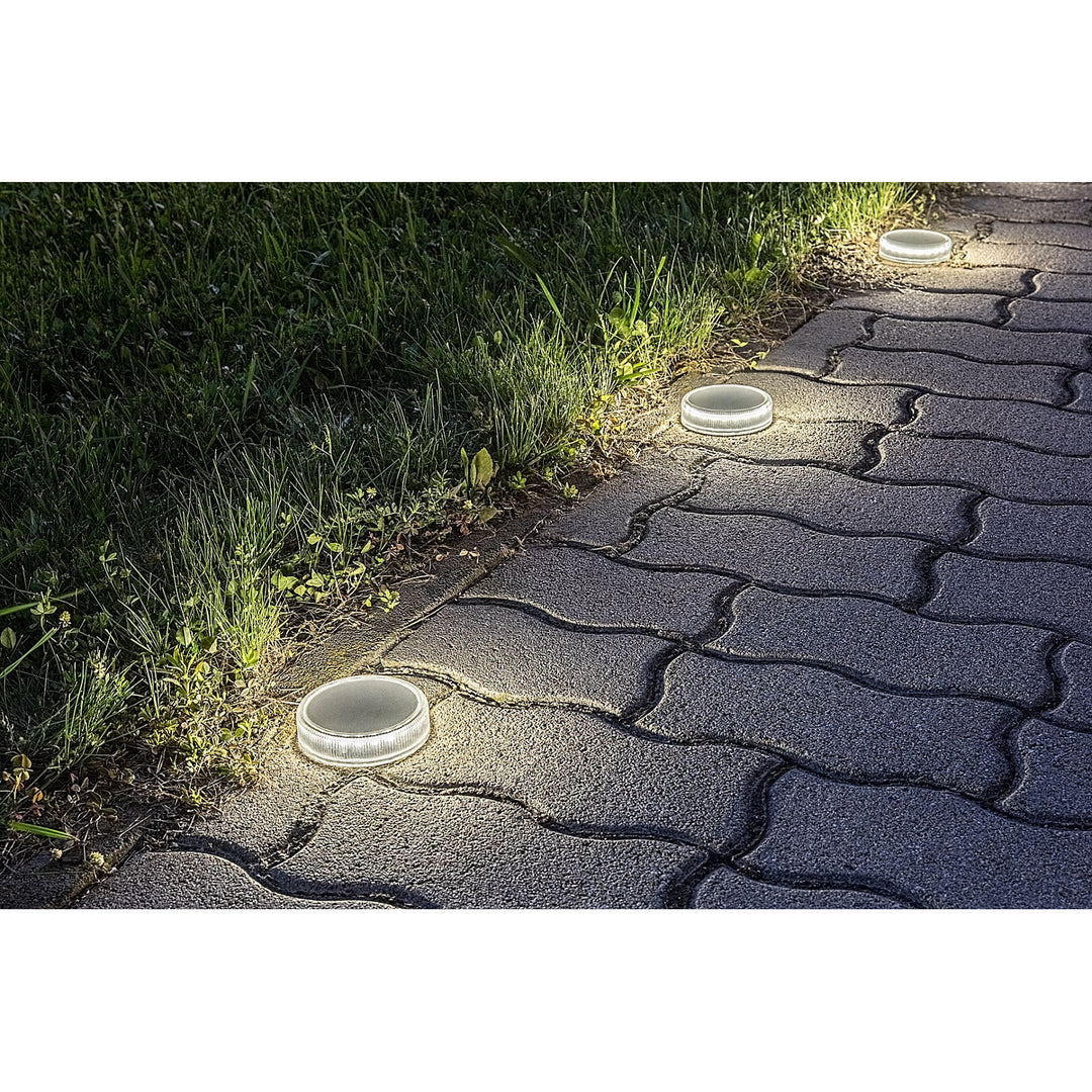 Trillo LED-Solarlampe 0,3 W, Dämmerungssensor, transparent, IP65, K 4000, 77175