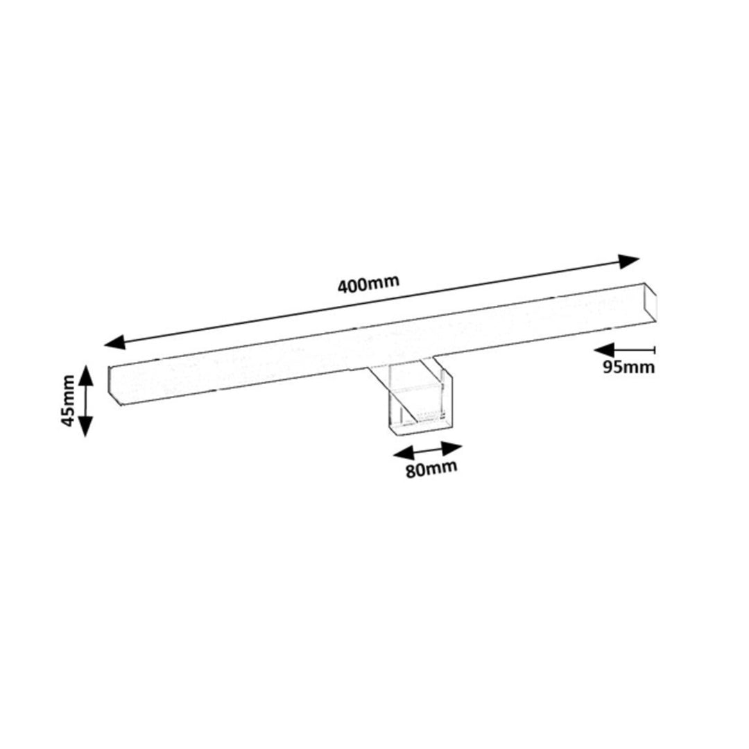 Rabalux Oliro LED-Badezimmerleuchte 6 W, Chrom, IP44, 4000 K, 75048