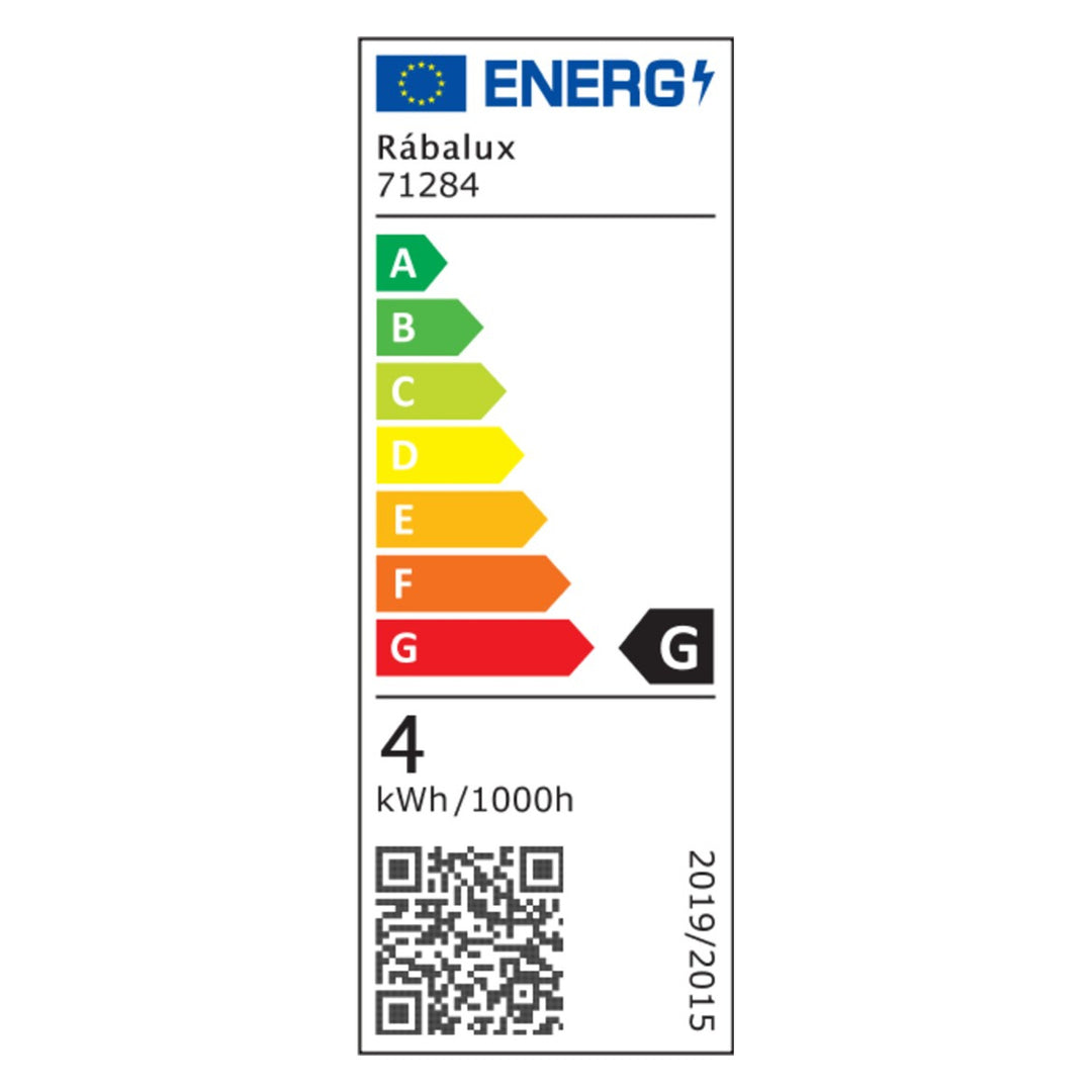 Wandleuchte Rabalux Tivro, LED 4 W, schwarz, IP20, 3 Farbtemperaturen: 3000, 4000, 6000, 71284
