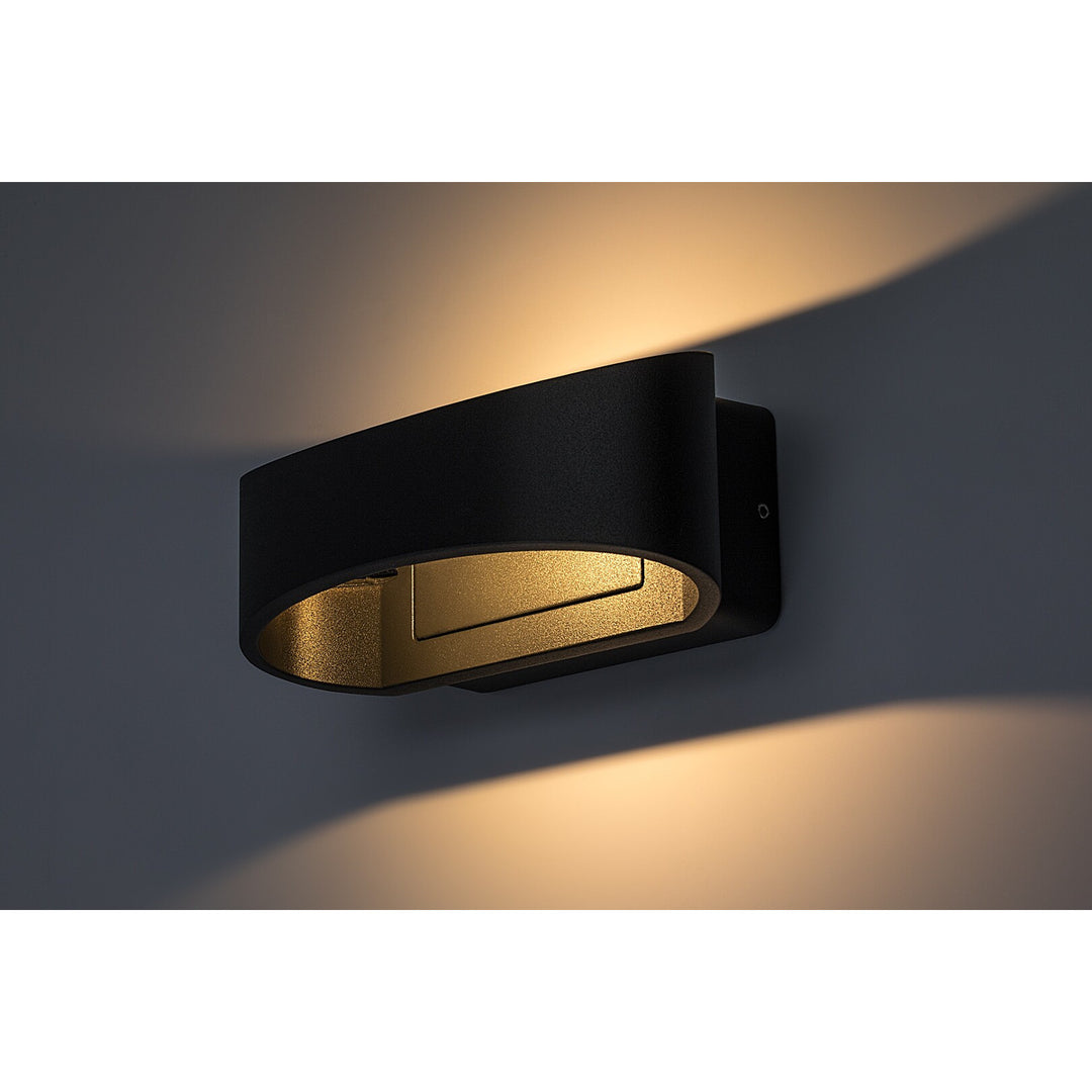 Rabalux Gerla Außenwandleuchte, Anthrazit, LED 9 W, IP54, 3000 K, 77179