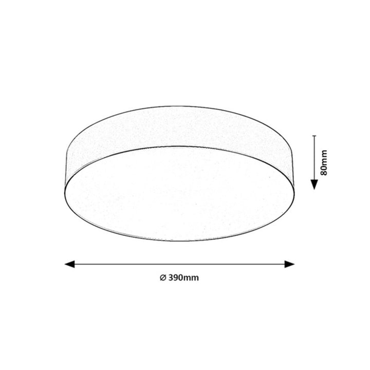 Rabalix Dolen-Leuchte, schwarz, 3x E27, max. 9 W, IP43, 75066