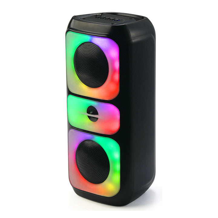 Tracer kabelloser Lautsprecher, Bluetooth 5.0, 20 W RMS-Leistung, Karaoke-Modus, Mikrofon, Powervox P2 TWS