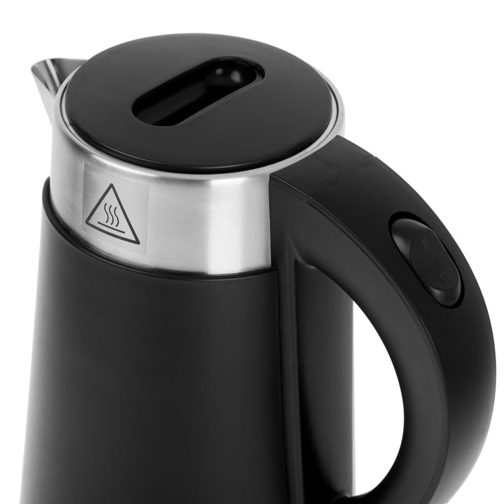 Adler-Wasserkocher, aus Metall, 0,6 l, leise, 800 W, schwarz. AD 1372