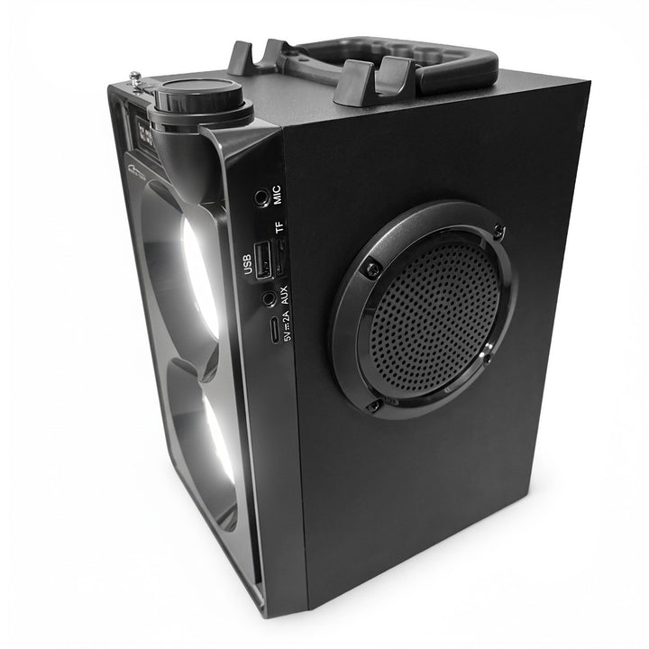 Tragbarer Bluetooth-Lautsprecher OVERBOX MT3186, UKW-Radio, SD-Karten- und USB-Unterstützung, RMS-Leistung 30 W, Mediatech