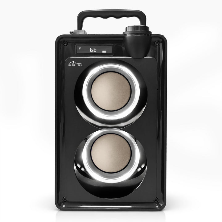 Tragbarer Bluetooth-Lautsprecher OVERBOX MT3186, UKW-Radio, SD-Karten- und USB-Unterstützung, RMS-Leistung 30 W, Mediatech