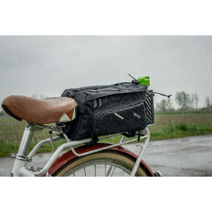Tasche, Fahrradtasche für den Gepäckträger, hinten, Fassungsvermögen 12 l, wasserdicht, Vayox