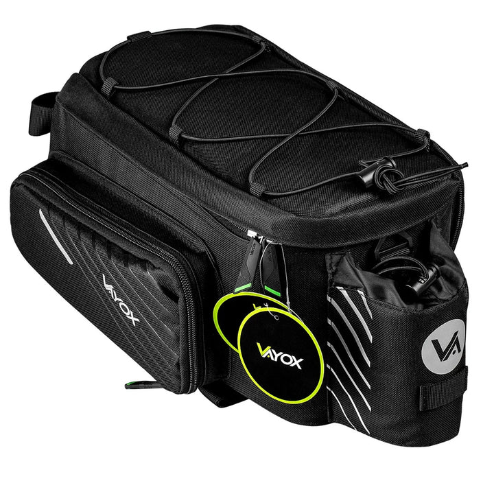 Tasche, Fahrradtasche für den Gepäckträger, hinten, Fassungsvermögen 12 l, wasserdicht, Vayox
