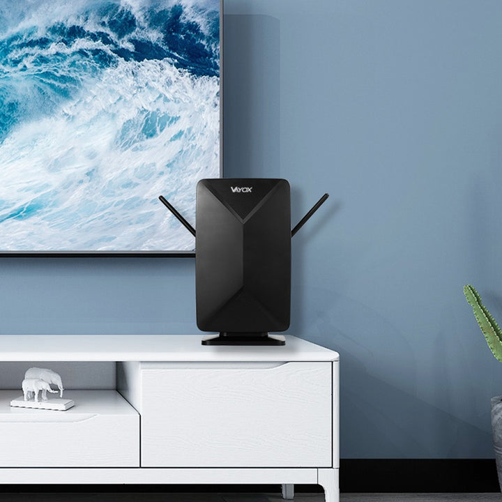 Aktive Antenne, Zimmerantenne, Innenantenne, Außenantenne, DVB-T2, terrestrisches 4K-Fernsehen, Vayox