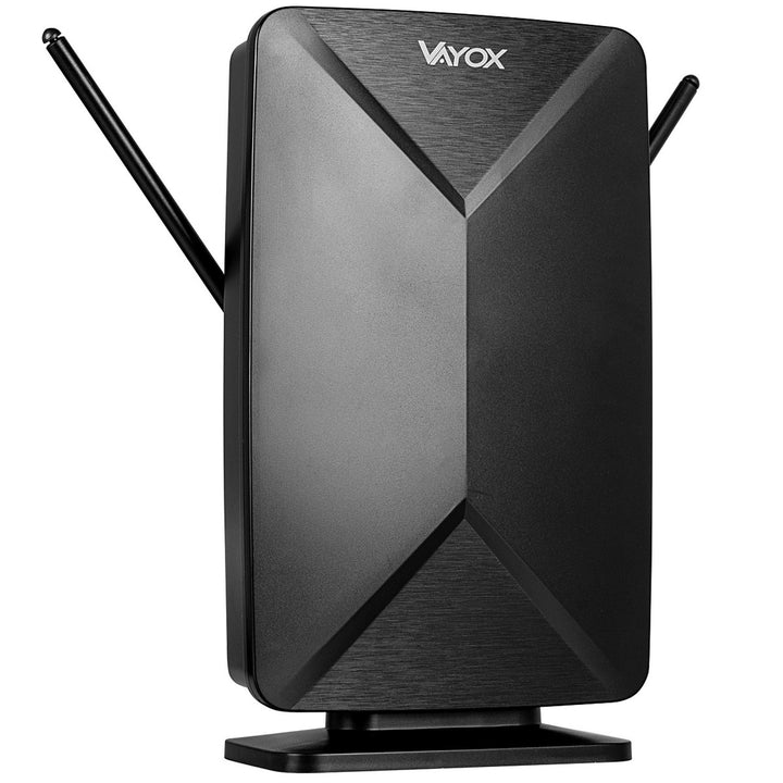 Aktive Antenne, Zimmerantenne, Innenantenne, Außenantenne, DVB-T2, terrestrisches 4K-Fernsehen, Vayox
