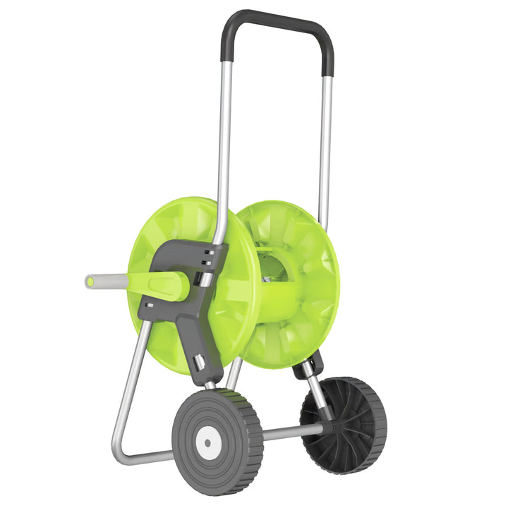 Cellfast-Gartenschlauch, PROFESSIONAL 3/4" 20 m + Cellfast Economic-Schlauchwagen 1/2" 45 m + Set mit geradem Sprühkopf 3/4" IDEAL