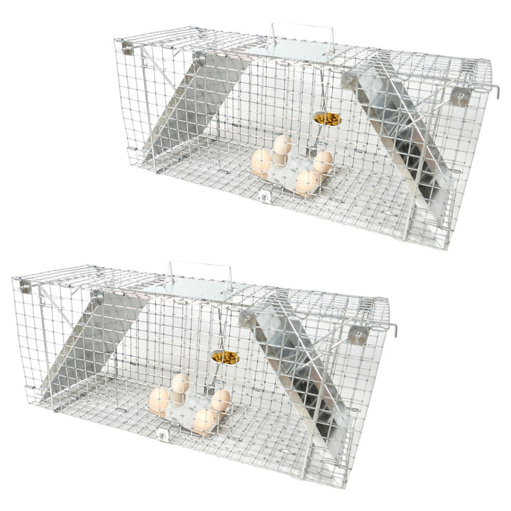 Lebendfalle, Falle für Marder, Ratten, Mäuse, Nerze, Wiesel, Viano P1, 2 Stück