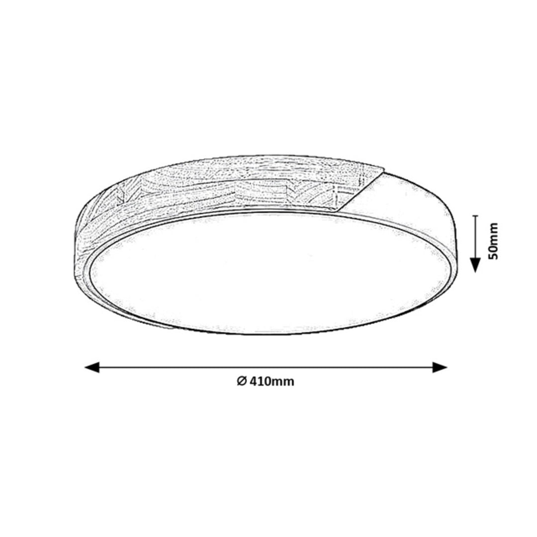Rabalux Maple2 LED-Deckenleuchte 24 W, IP20, mattweiß, 3000 K, 71417