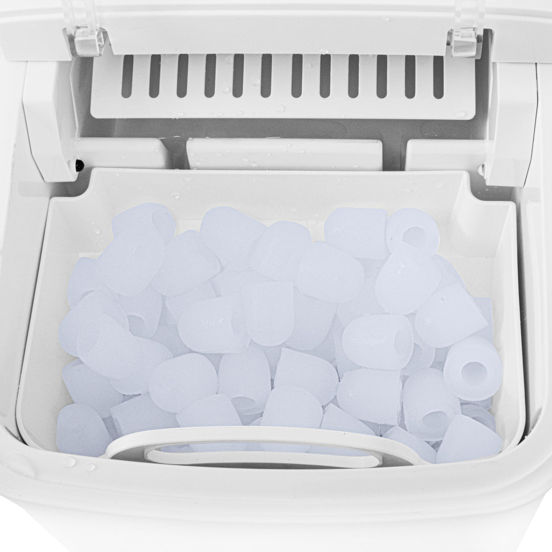 Eiswürfelmaschine, 12 kg/24 h, 2 Eiswürfelgrößen, Reinigungsmodus, leiser Betrieb, Touchscreen, AD 8800, Adler