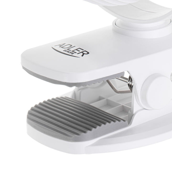 5"/12,7 cm Akku-Ventilator mit Clip – USB / LED, AD 7335, Adler