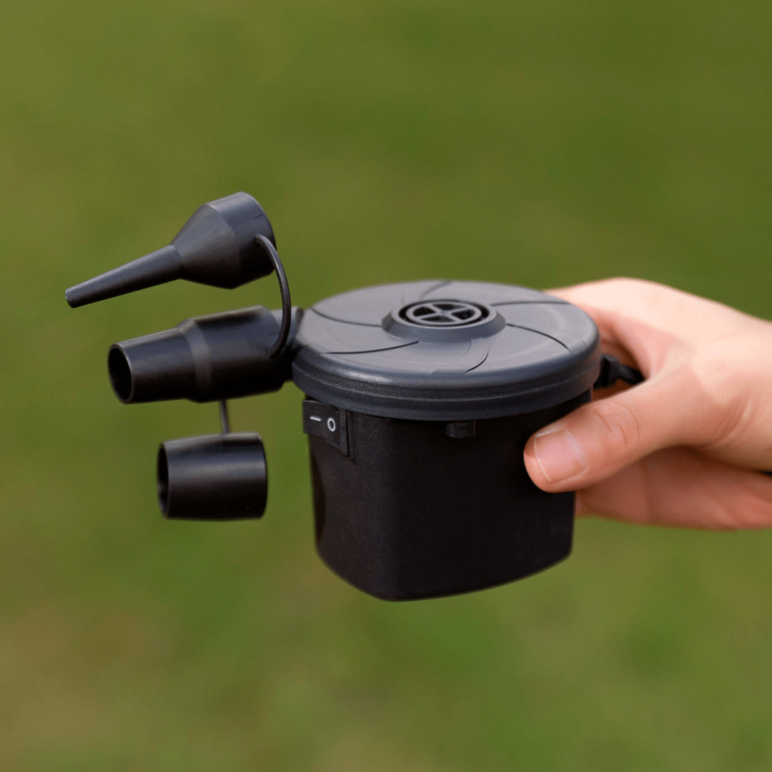 Elektrische Pumpe für Luftmatratzen und Schwimmbecken, 12 V, 230 V, Teesa