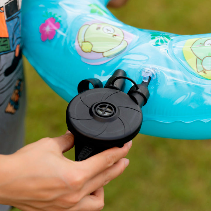 Elektrische Pumpe für Luftmatratzen und Schwimmbecken, 12 V, 230 V, Teesa