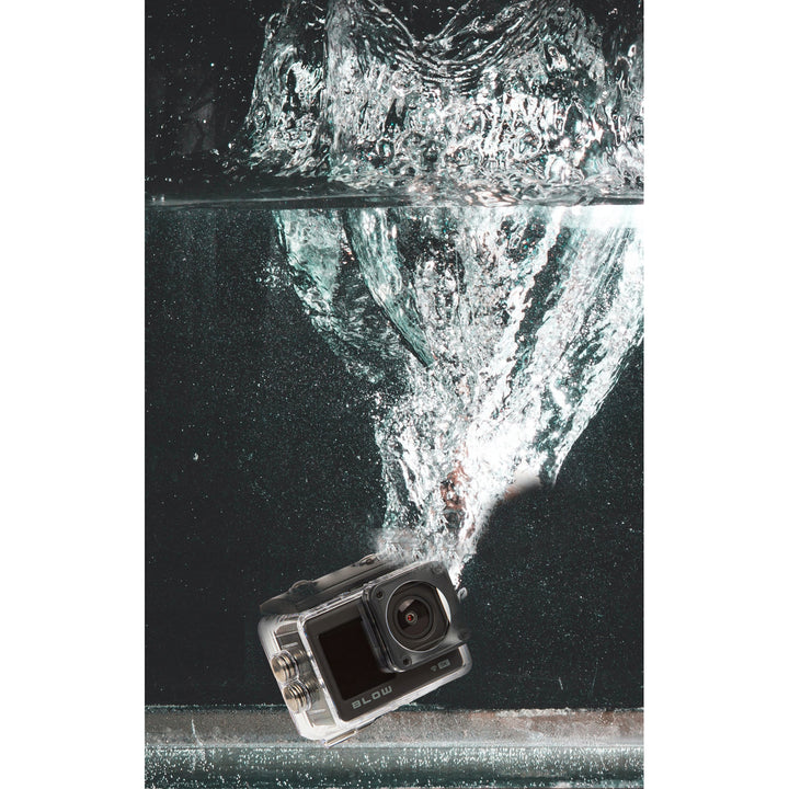 Pro4U 5K Blow Action-Kamera, 5K-Ultra-HD-Auflösung, 20 Megapixel, 160°-Weitwinkelobjektiv, wasserdicht, Fernbedienung, 78-568#