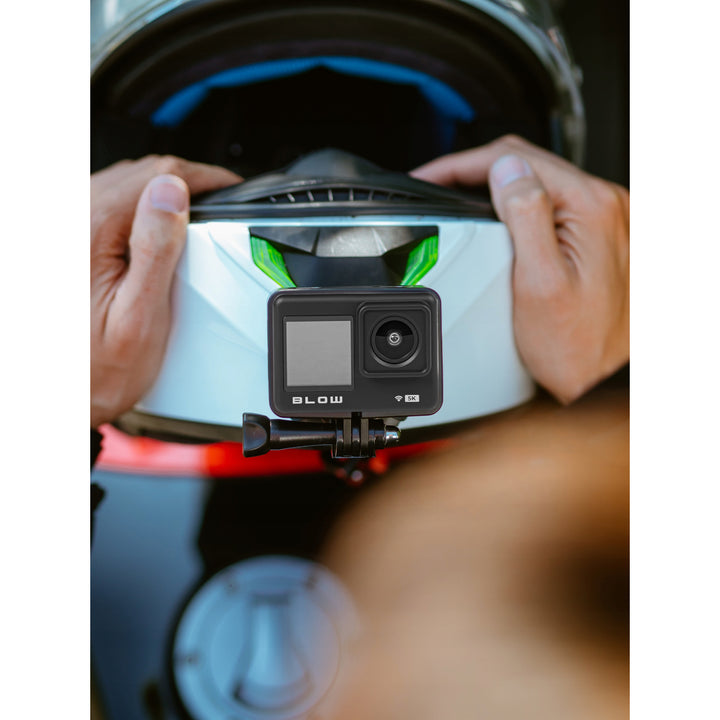 Pro4U 5K Blow Action-Kamera, 5K-Ultra-HD-Auflösung, 20 Megapixel, 160°-Weitwinkelobjektiv, wasserdicht, Fernbedienung, 78-568#