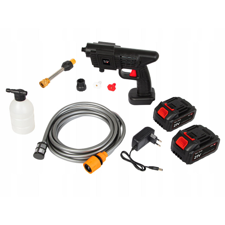 Blow Akku-Hochdruckreiniger, Druck bis zu 26 bar, Leistung 260 W, Schlauchlänge 5 m, Wasserfilter, verschiedene Betriebsmodi, 44-352#