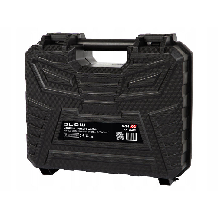 Blow Akku-Hochdruckreiniger, Druck bis zu 26 bar, Leistung 260 W, Schlauchlänge 5 m, Wasserfilter, verschiedene Betriebsmodi, 44-352#